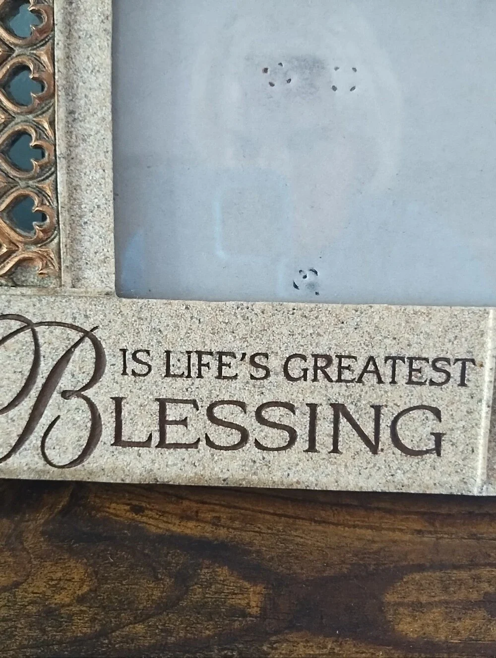 Love Of Family Life's Greatest Blessing Picture Frame for 4X6” Photo